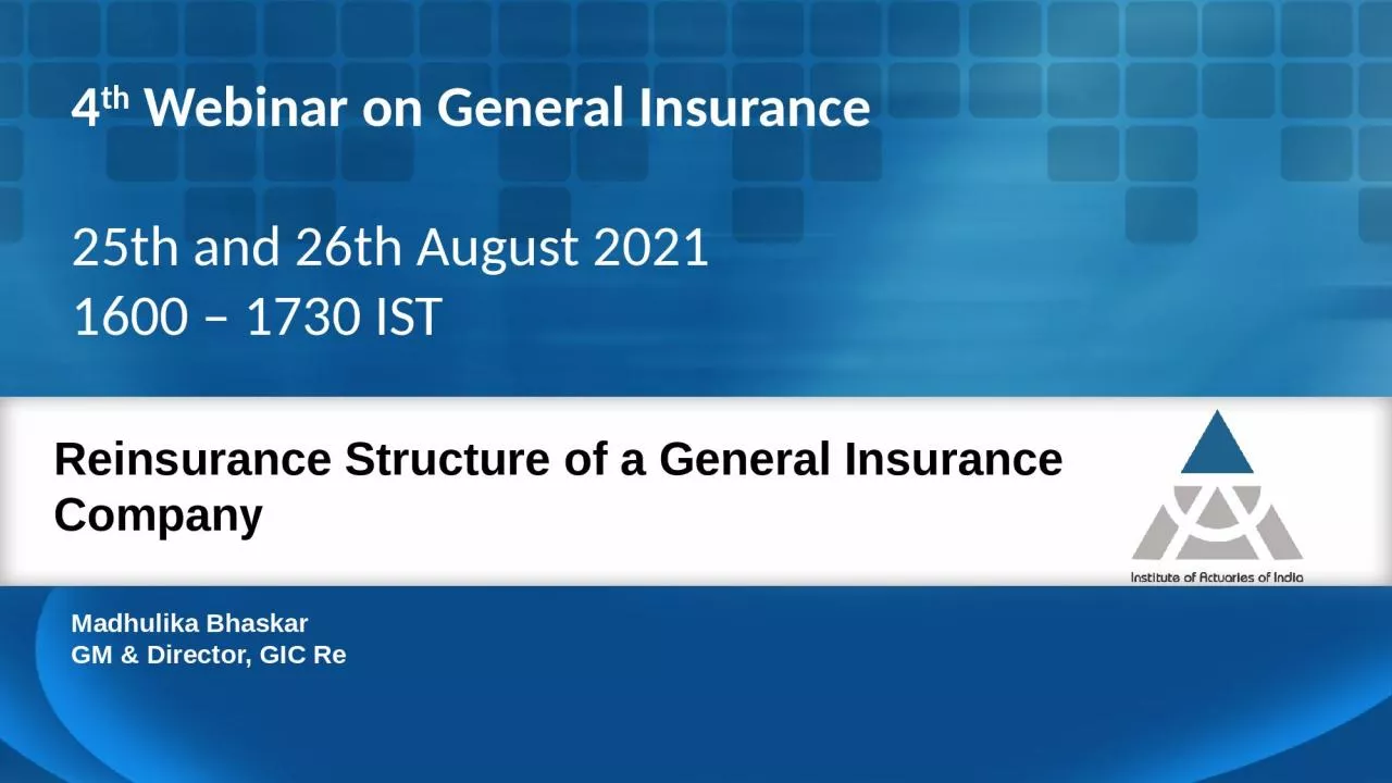 Reinsurance  Structure  of a