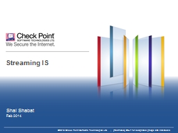 PPT-Streaming IS Shai Shabat