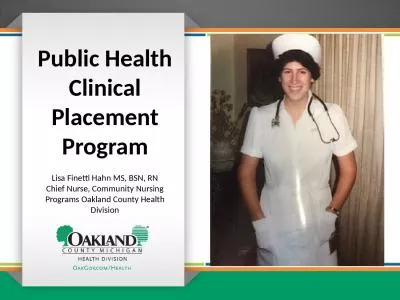 Public Health Clinical Placement