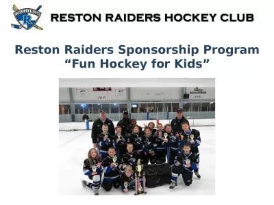 Reston Raiders Sponsorship Program