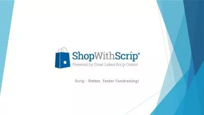 Scrip - Better, Faster Fundraising!