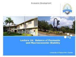 Economic Development Lecture