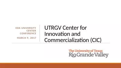 UTRGV  Center for Innovation and