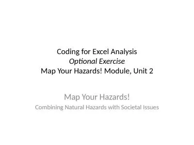 Coding for Excel Analysis