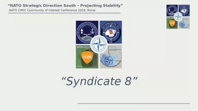 “Syndicate 8” Group Session