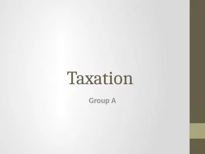 Taxation Group A Should MMS be Taxed?