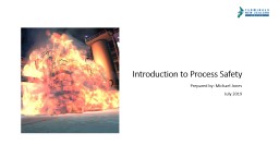 Introduction to Process Safety