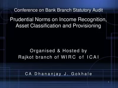 Conference on Bank Branch Statutory Audit