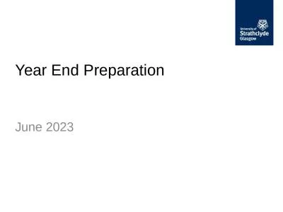 Year End Preparation   June 2023
