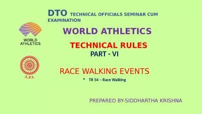 RACE WALKING EVENTS WORLD ATHLETICS