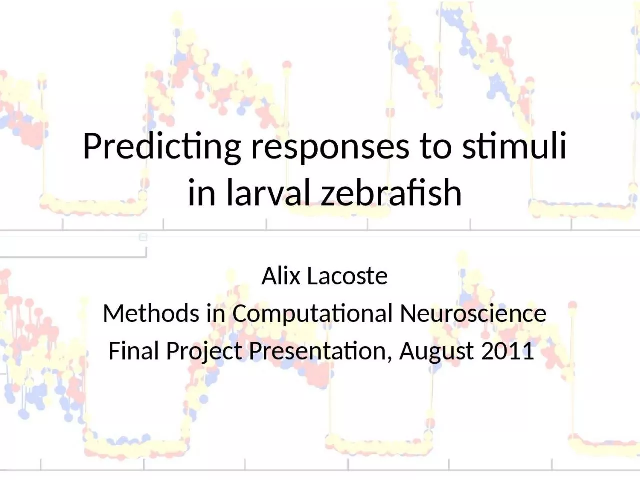 PPT-Predicting responses to stimuli in