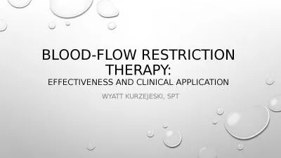 Blood-Flow Restriction Therapy: