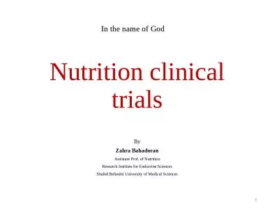 Nutrition  clinical trials