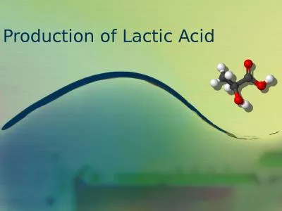 Production of Lactic Acid