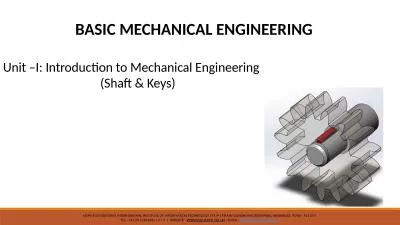 BASIC MECHANICAL ENGINEERING