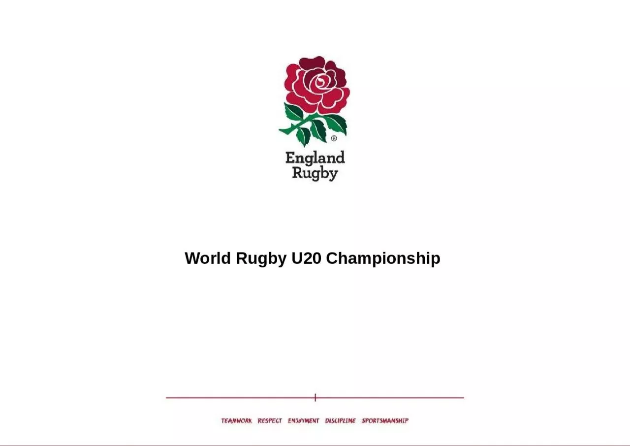 PPT-World Rugby U20 Championship