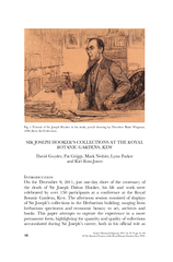 Fig.1.PortraitofSirJosephHookerinhisstudy,pencildrawingbyTheodoreBlake