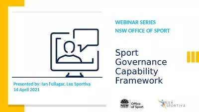 Sport Governance Capability Framework