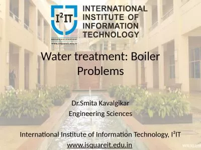 Water treatment: Boiler Problems