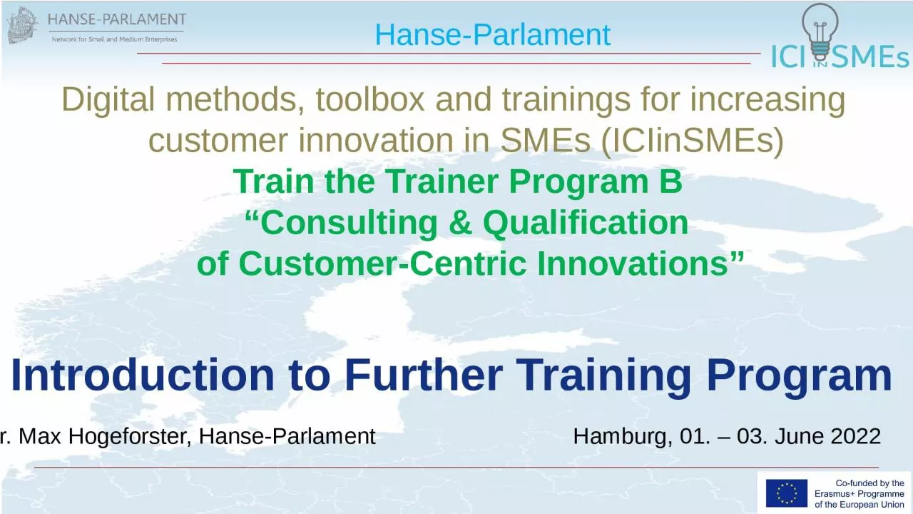 Digital methods, toolbox and trainings for increasing