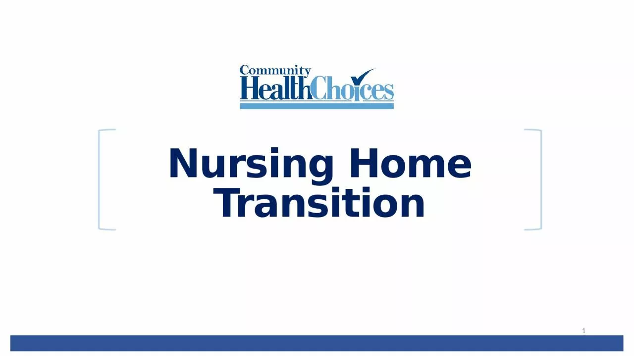 Nursing Home Transition