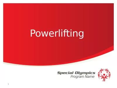 Powerlifting  1 2 “Let me win, but if I cannot win, let me be brave in the attempt.”