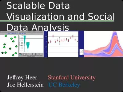 Scalable Data Visualization and Social Data Analysis