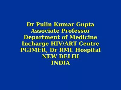 Dr  Pulin  Kumar Gupta Associate Professor