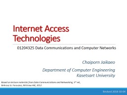 Internet Access Technologies