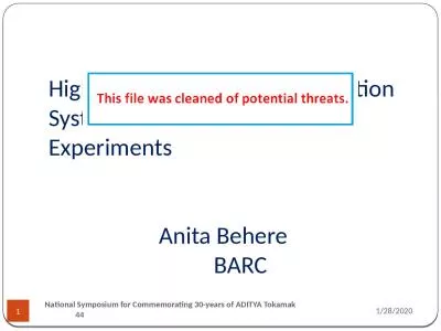 High  Performance Data Acquisition