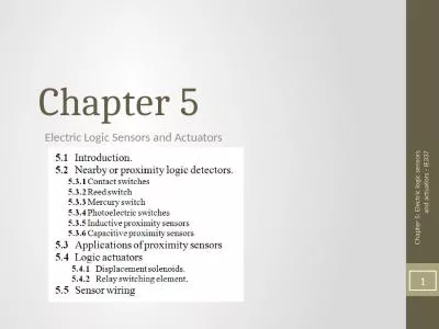 Chapter 5  Electric Logic Sensors and Actuators