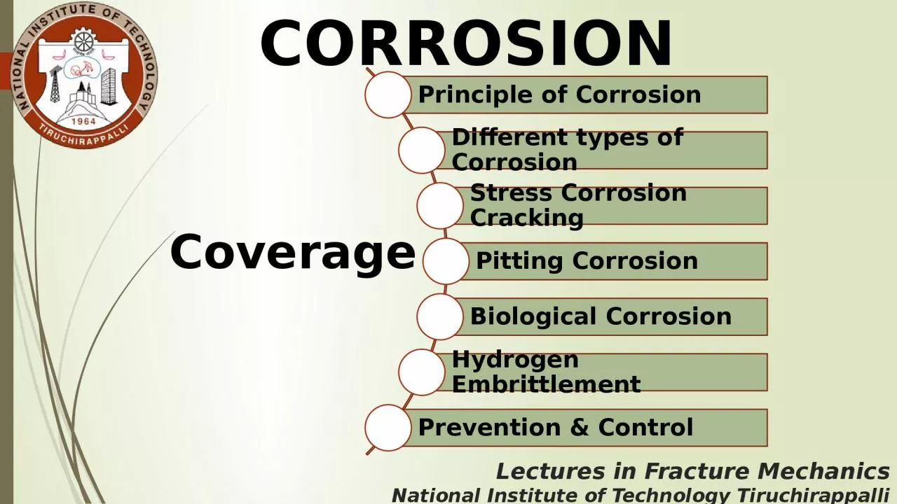 Coverage CORROSION Lectures in Fracture Mechanics