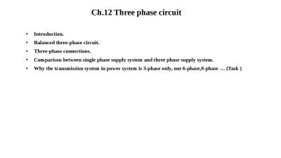 Ch.12 Three phase circuit