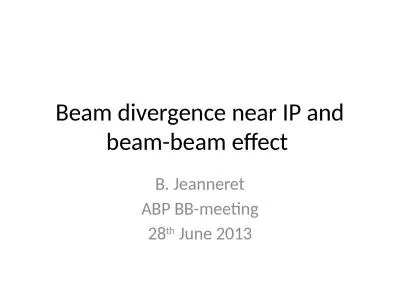 Beam divergence near IP and beam-beam effect
