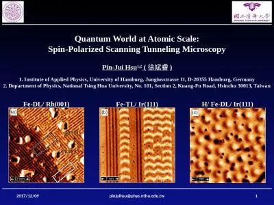 Quantum World at Atomic Scale: