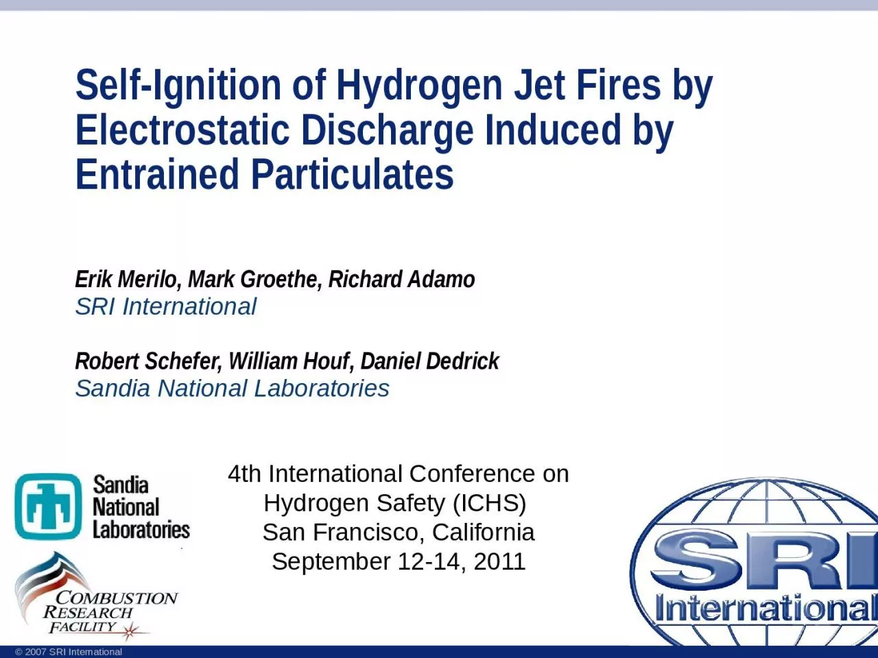 Self-Ignition of Hydrogen Jet Fires by Electrostatic Discharge Induced by Entrained Particulates