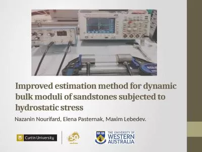 Improved estimation method for dynamic bulk moduli of sandstones subjected to hydrostatic