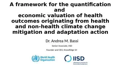 A  framework   for the quantification and