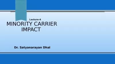 Minority carrier impact