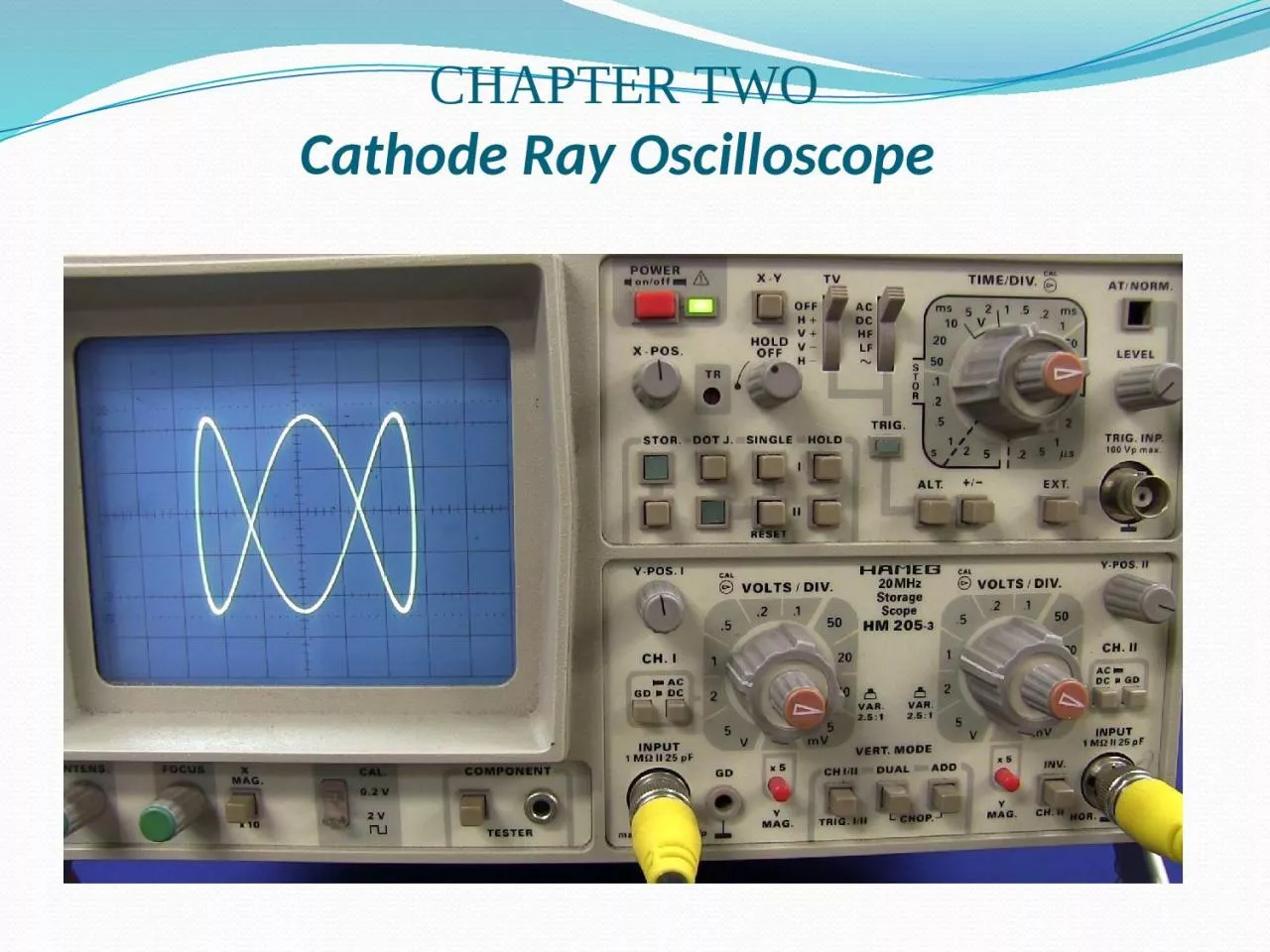 PPT-CHAPTER TWO Cathode Ray Oscilloscope