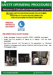 Reliotron III Cathodoluminescence Instrument