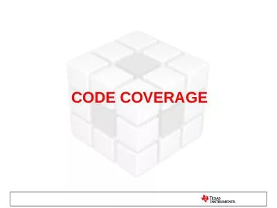 Code Coverage Code Coverage