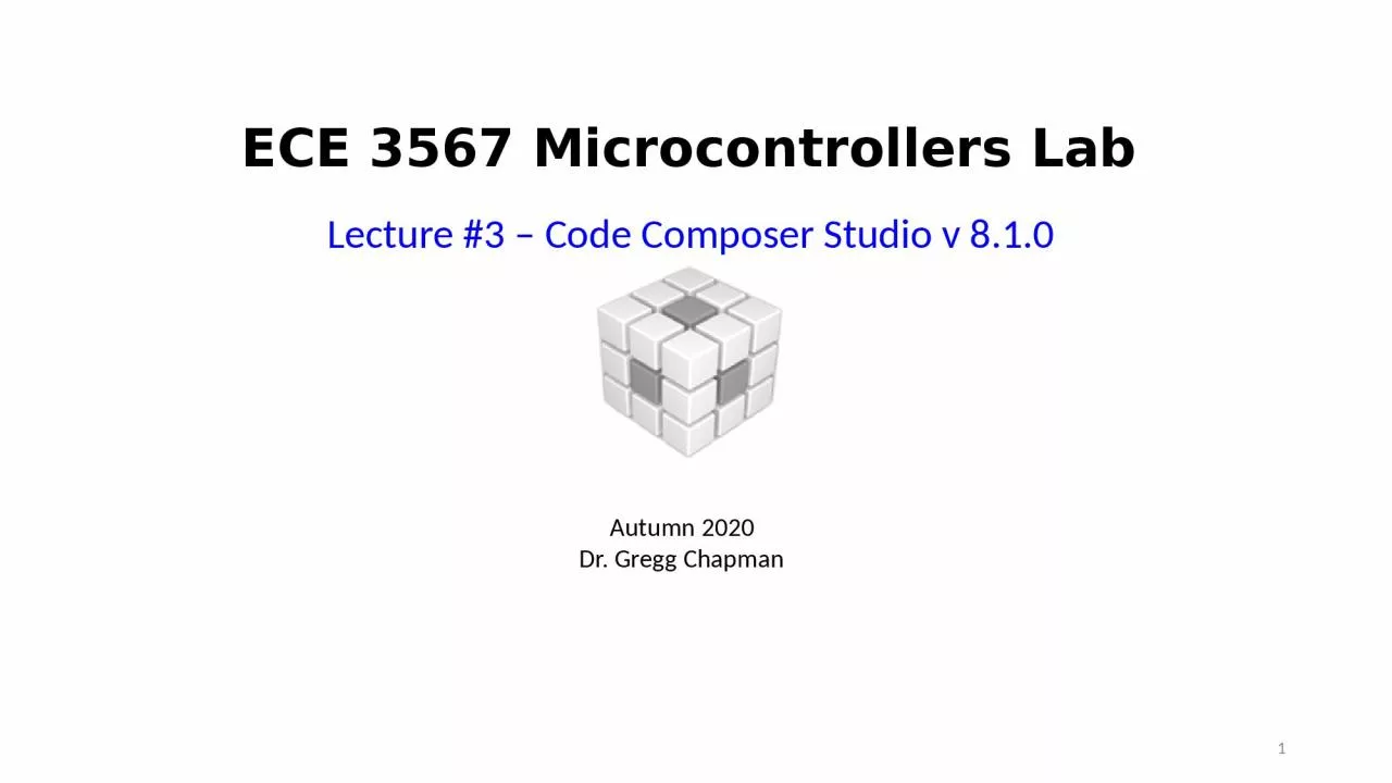 PPT-ECE 3567 Microcontrollers Lab