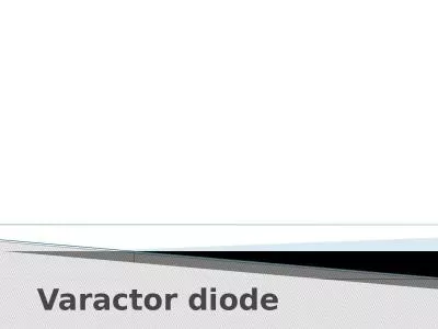 Varactor  diode  Varactor