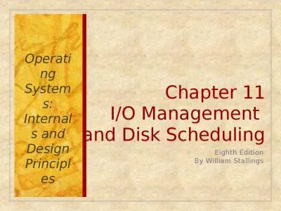 Chapter 11 I/O Management