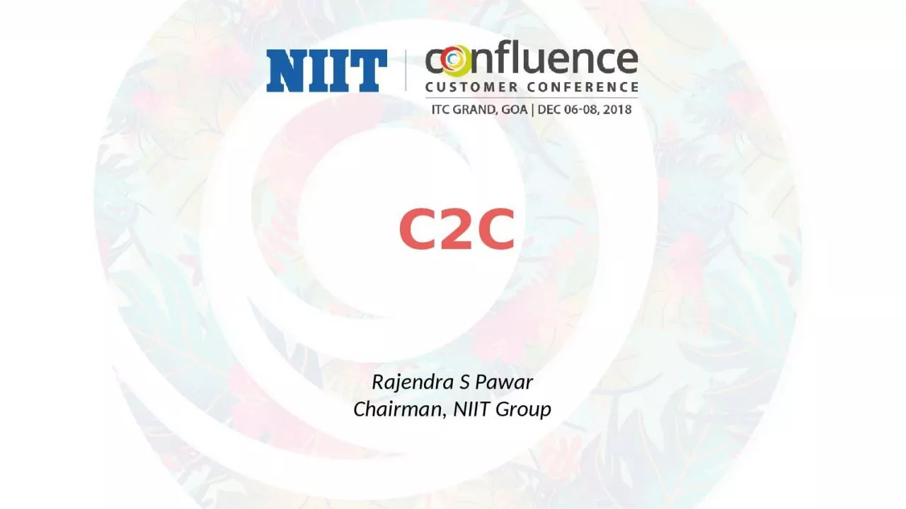 PPT-Rajendra S Pawar Chairman, NIIT Group