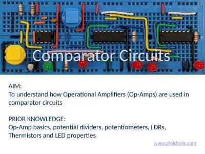 Comparator Circuits   www.pfnicholls.com