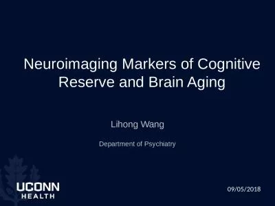 Neuroimaging Markers of Cognitive Reserve and Brain Aging
