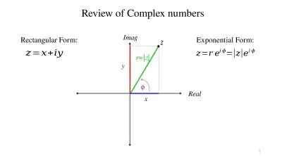 Review of Complex  numbers