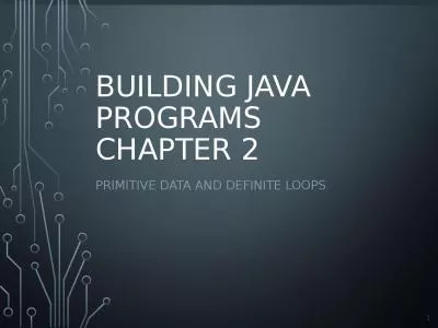 Building Java Programs Chapter 2